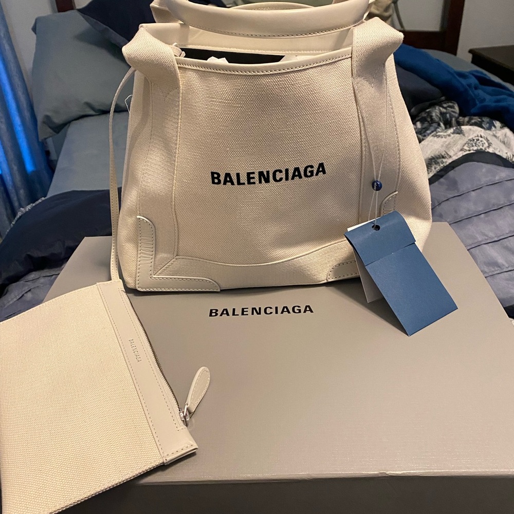 Balenciaga hand bag with pouch